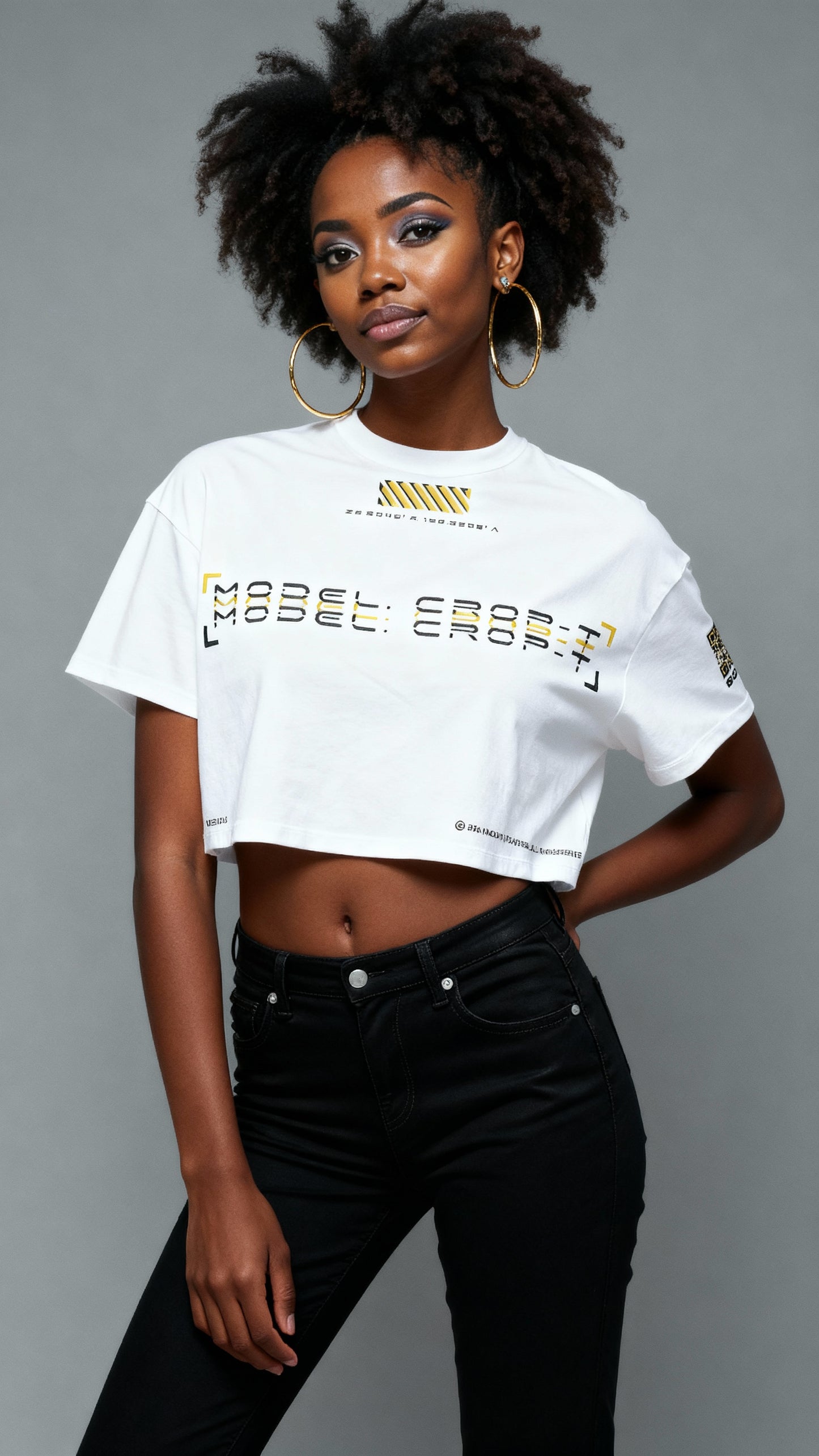 Model. Crop-T Ver.001 Cropped T-Shirt