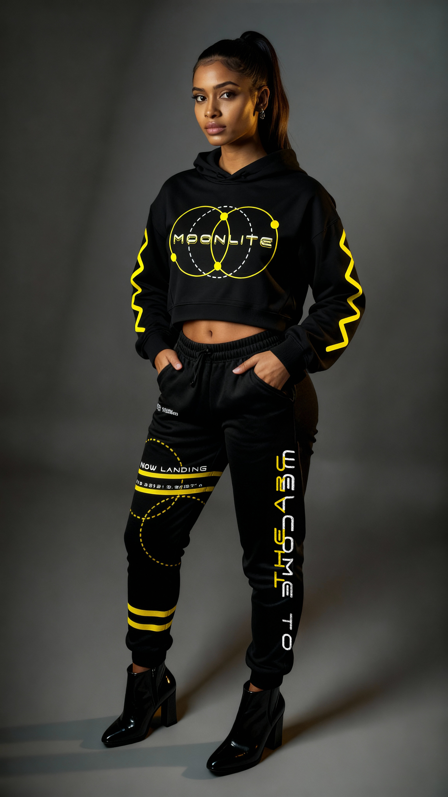 Different Universe Women's Cropped Set