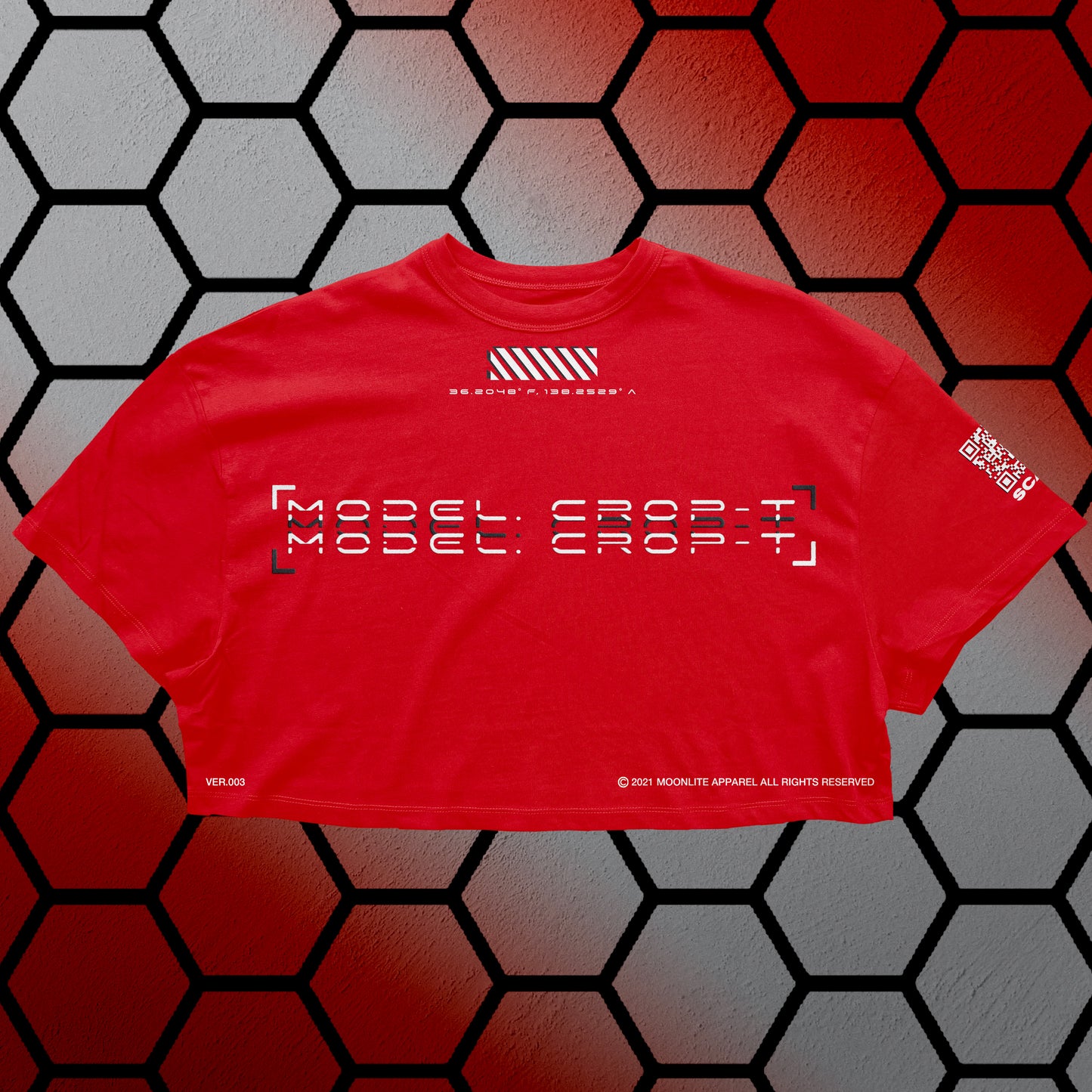 Model. Crop-T Ver.001 Cropped T-Shirt