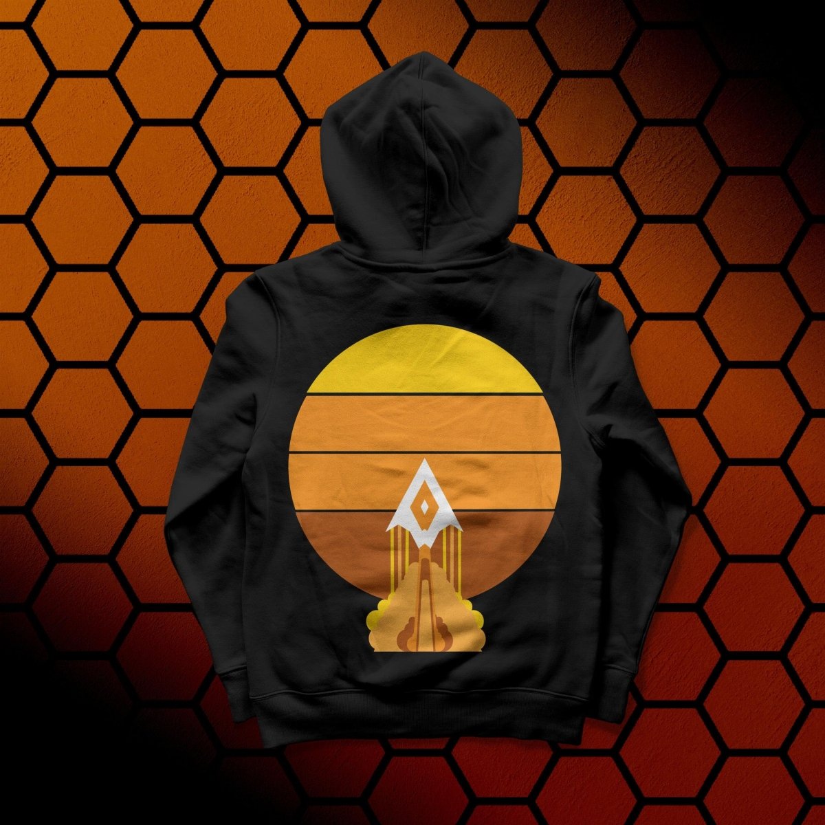 Landing Rocket Hoodie - Official MoonLite Apparel