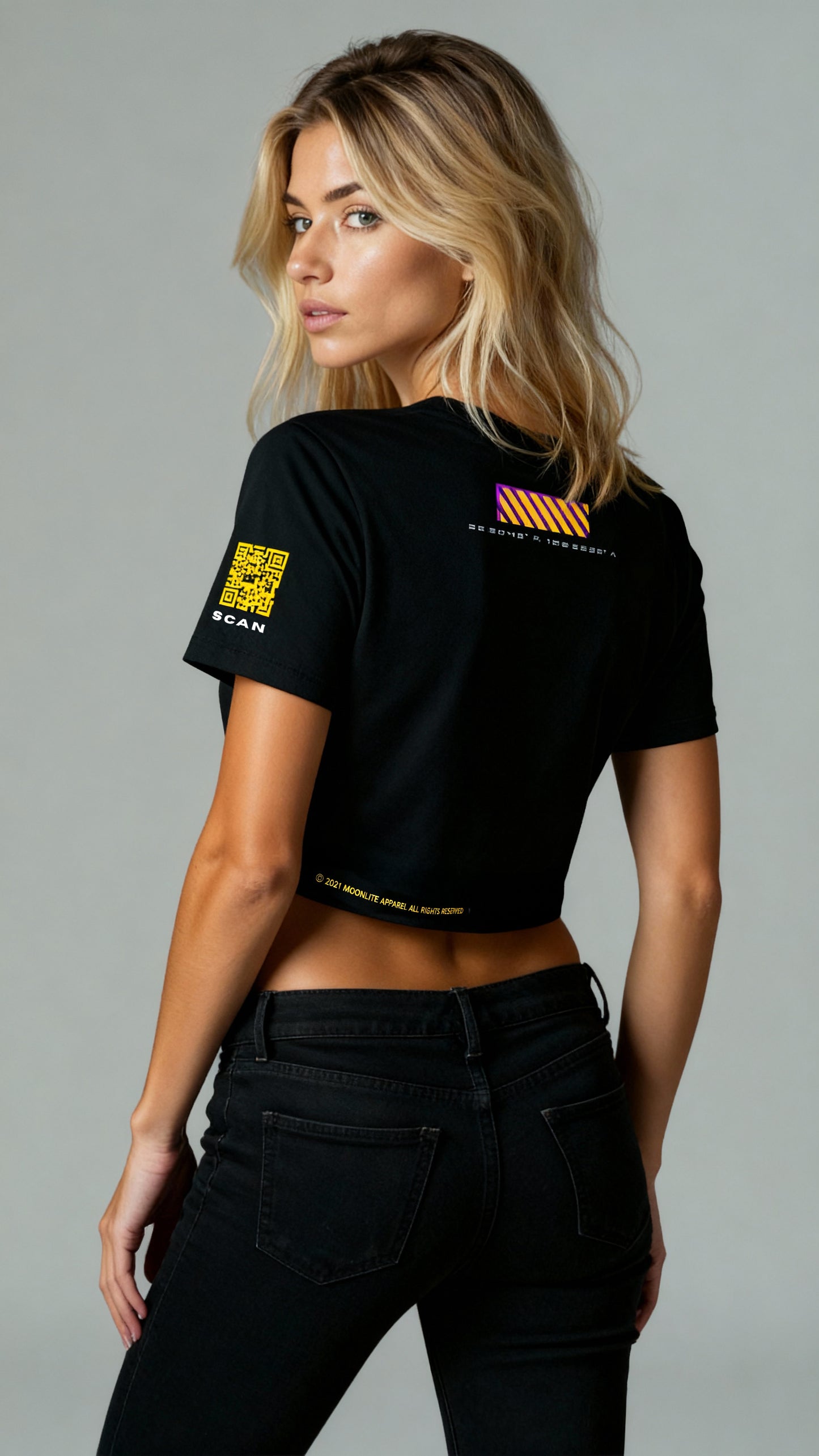 Model. Crop-T Ver.001 Cropped T-Shirt