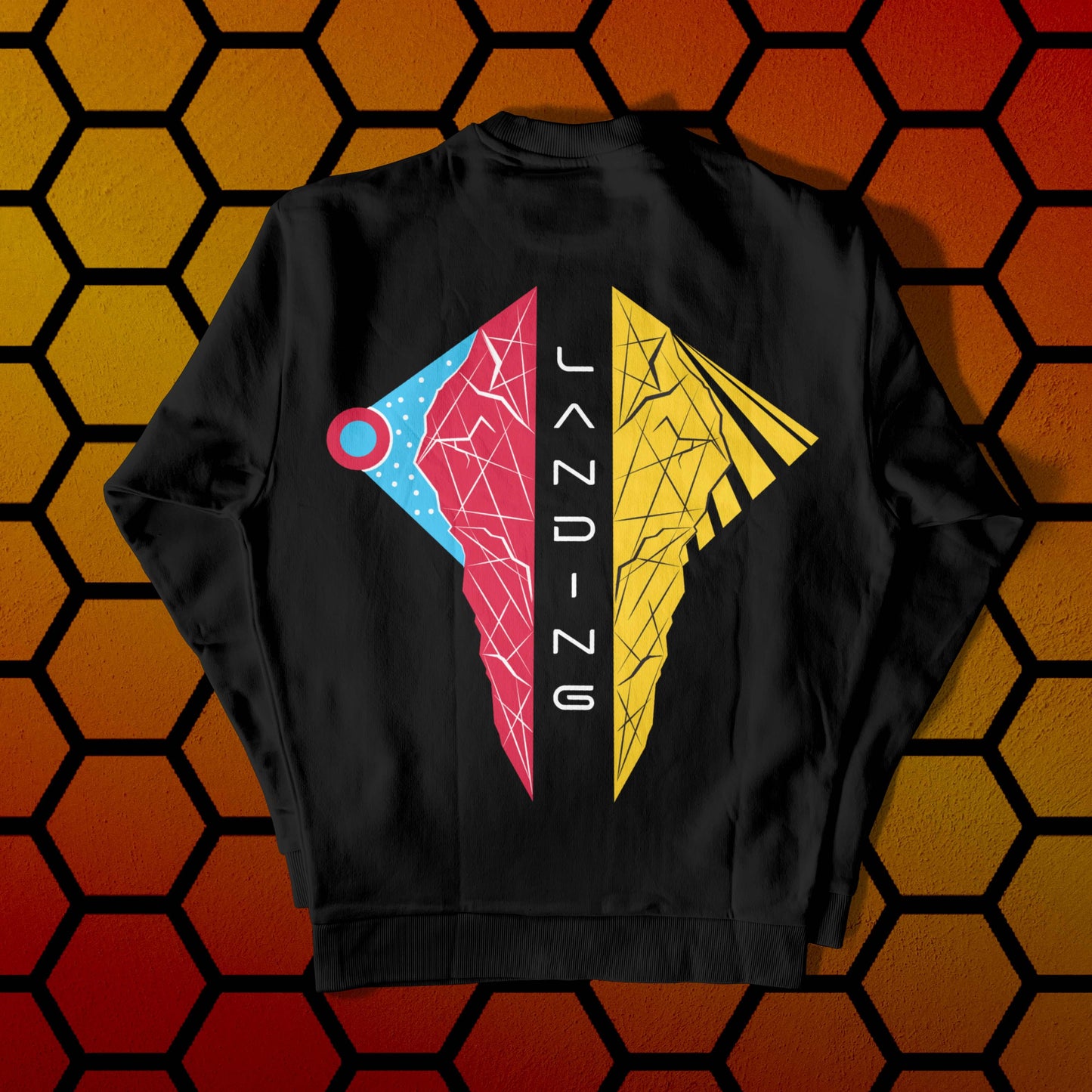 Space Mountains Sweatshirt |Men Sweatshirt | Official MoonLite Apparel