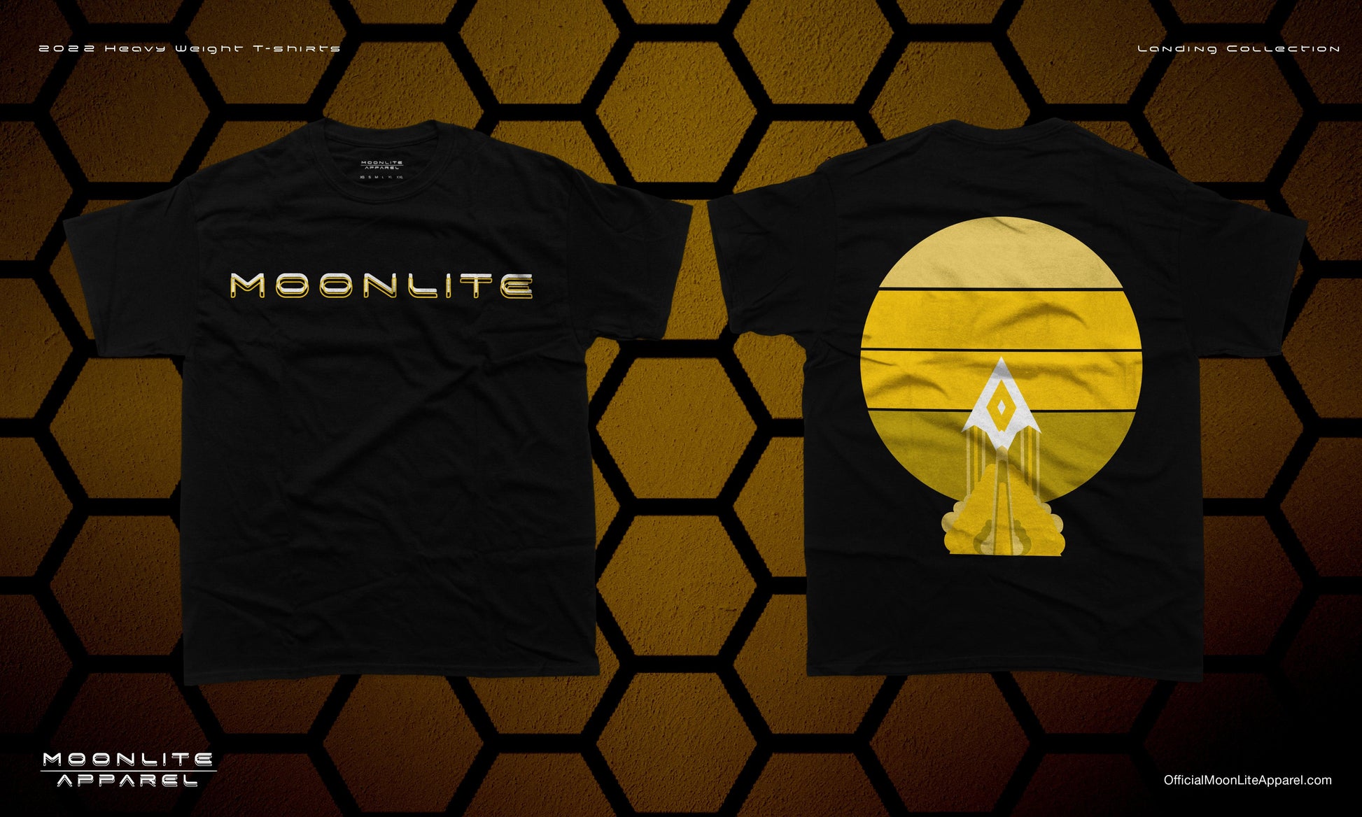 Landing Rocket T-shirt - Official MoonLite Apparel