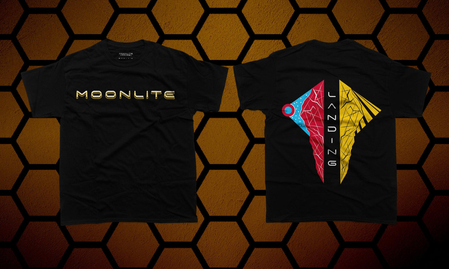 Space Mountains T-Shirt | Mountains T-Shirt |Official MoonLite Apparel